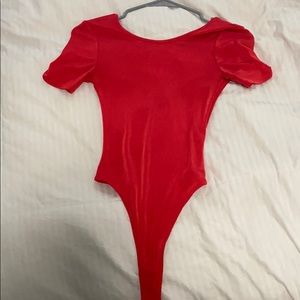 Cute red one piece